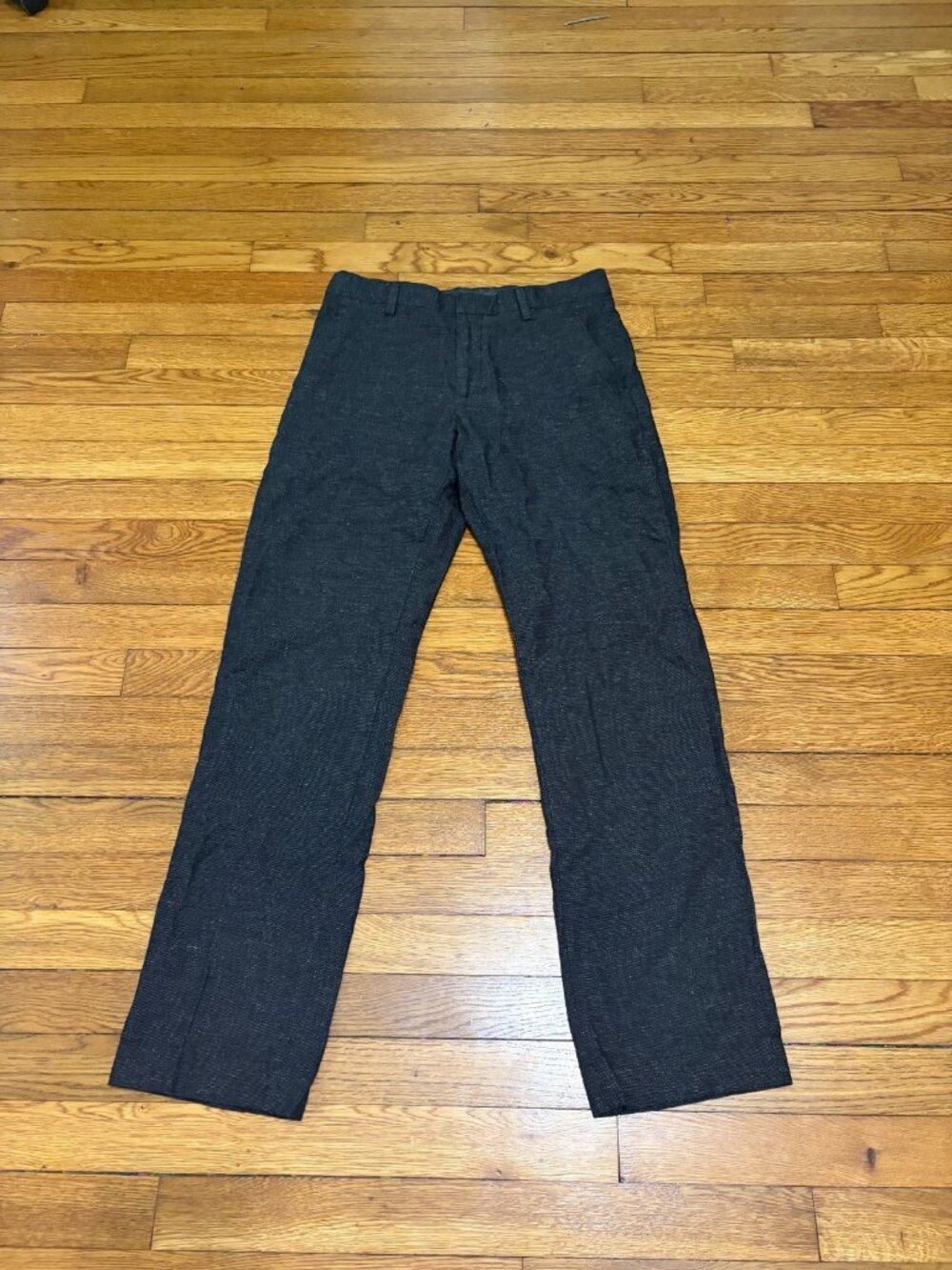 Banana Republic Mens Tailored Fit Dress Pants Sz 30x32 Straight Leg Cotton Linen